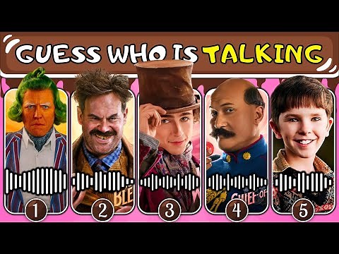 Guess The WONKA Character By Voice! 🍫🎫 | Willy Wonka, Charlie, Noodle and More...