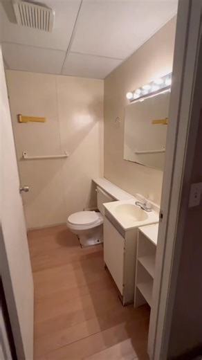 It doesn’t get much bluer than this! 💙 I’ve been slowly DIY renovating the ugly, janky bathroom on the first floor of my home for a very long time and it’s finally almost done! This bathroom will be part of my Airbnb suite so I wanted to do something dramatic and beautiful to make it stand out online! With the help of the app I found the perfect shade of deep blue paint to complement my tiles! This was my first colour drenching experience and while I skipped painting the trim I think the blue o