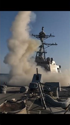 Tomahawk Launch from USS Spruance — Insane Firepower! #shorts #military