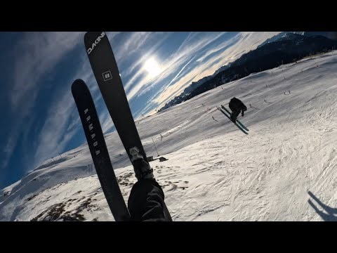 Preparing for stop one of FWT with Toby Rafford in Baqueira, Spain