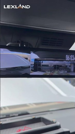 New 4Runner Media Rearview Mirror 12 Inch Dash Cam for Toyota