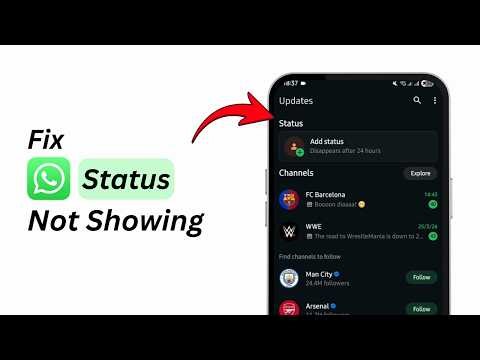 How to Fix WhatsApp Status Not Showing (2026) | Status Not Visible Fix