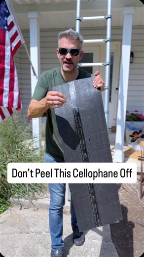 167K views · 996 reactions | Do Not Peel the “Do Not Remove” cellophane off your shingles! I discuss the importance of leaving the plastic or cellophane on the back of shingles during the roofing process. This plastic serves a purpose in the packaging and should not be removed by the roofer, even though some may come off during the re-roofing process. #jtrp #johntheroofpro #roofing #shingles #installation #packaging | John Senac | Facebook