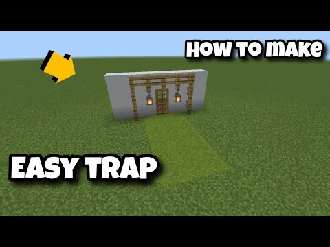 HOW TO MAKE BEST EASIEST TRAP IN MINECRAFT ✨