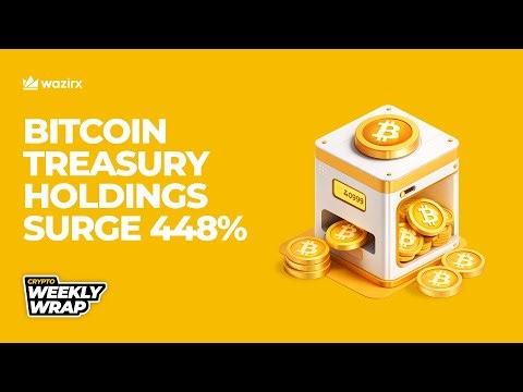 Crypto News: Bitcoin Treasury Holdings Surge, Solana Users Drop 7x & More | WazirX