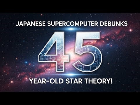 Japanese Supercomputer Debunks 45-Year-Old Star Theory!
