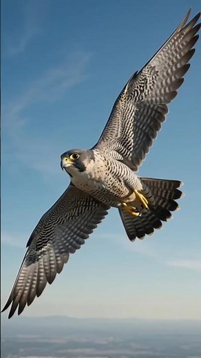 Peregrine Falcon Hunts Pigeon at 240 MPH — Mid-Air Kill 🦅💨#shorts