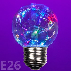 G50 Color Change RGB LEDimagine TM Fairy Light Bulb, E26 Base - Christmas Lights, Etc