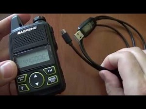 Programming the Baofeng BF-T1 Radio Station