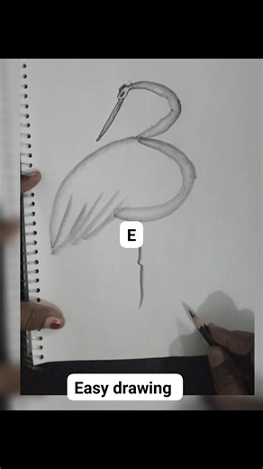1.2K views · 14 reactions | How to draw #crane #easydrawing #fbreels2025ツ | Easy Drawing | Facebook