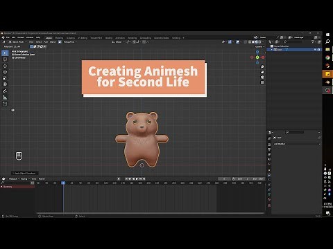 Beginner Animesh Tutorial for Second Life