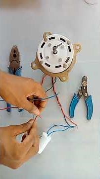 Table Fan Connection Kaise Karen// Table Fan Capacitor Connection #short.