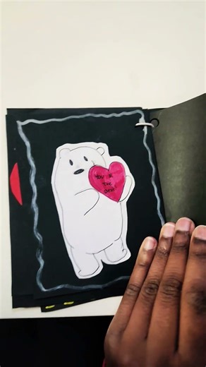 #cute birthday card idea#scrap book#diy crafts!!!!!🖍