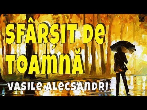 Sfarsit de toamna de Vasile Alecsandri