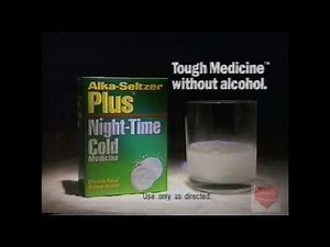 Alka Seltzer Plus Night Time Cold | Television Commercial | 1992
