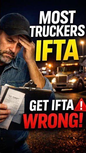 Most Truckers Get IFTA Wrong #shorts #ifta #truckdriver #trucking #iftafiling #dotcompliance #truck
