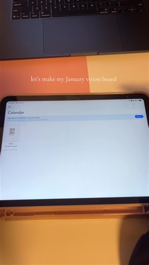 Let’s make my vision board for January. Notes app: freenotes. #fyp #freenotes #productivity #visionboard
