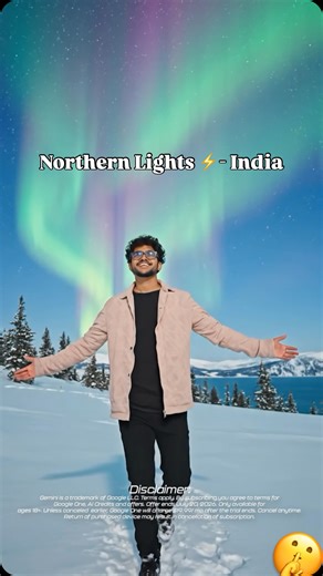 Akshay Jadhav - Tech on Instagram: "Northern Lights 🌊 Scuba, mountains… India me? 😳 . . . . . . . Prompt : Create a cinematic Short film titled “Unfold my 2026”- Soft, warm color tones. Light grain. Music that feels like a quiet heartbeat. I walk under dancing Northern Lights. I scuba-dive through clear blue silence. I hike mountains that make the sky feel close. Transitions flow like memories — smooth, dreamy, effortless. A warm, adventurous journey of everything I hope to feel, live and embr