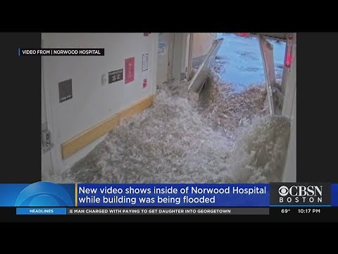 New Video Shows Inside Of Norwood Hospital During Flash Floods