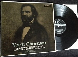 Verdi, The Choris And Orchestra Of L'Accademia Di Santa Cecilia, Rome Conducted By Carlo Franci - Verdi Choruses