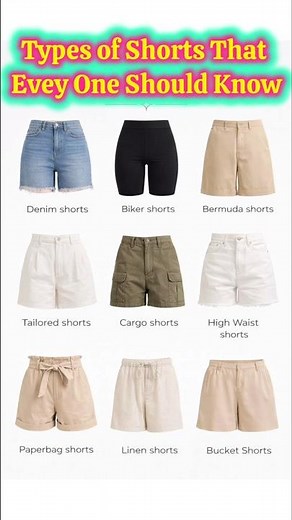 Types of Women's Shorts Every Girl Should Know| #fashionuuide #fashion #typesofshorts