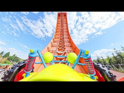 Vertical Disney Coaster | Toy Story RC Racer POV