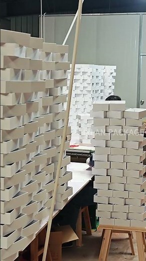 💥Explore the art of handmade white cardboard boxes at the Jialan Package factory