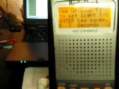 How To Series Realistic Pro 97 Scanner Changing the Back Light Modes Part 1 of 1