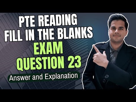 PTE Reading Fill in the Blanks | Real Exam Question 23 Explained Step-by-Step | M and MM PTE NAATI