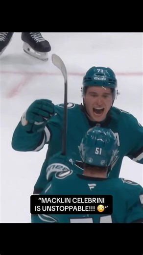 Macklin Celebrini is unstoppable scores 41st goal of the season