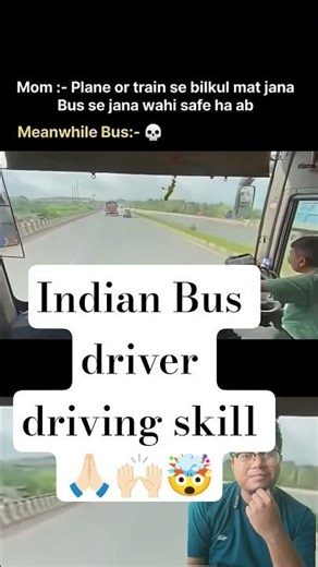 Insane Driving skill Of Indian Bus Driver #shorts
