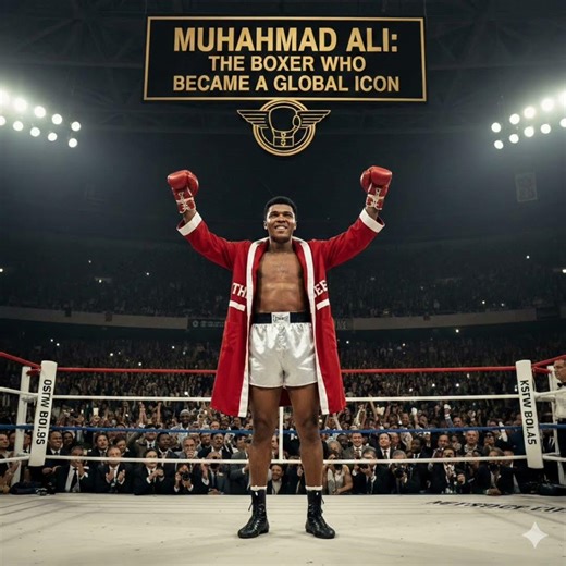 The Boxer Who Became a Global Icon: The Muhammad Ali Story #shortvideo #viralvideo #subscribe.