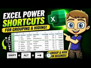 Excel Power Shortcuts for Grouping and Hiding