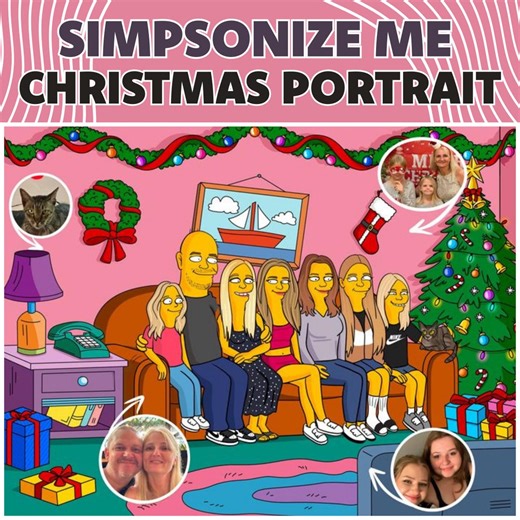 Custom Simpsons Family Portrait |personalized Digital Cartoon (digital Artwork) - Etsy Canada