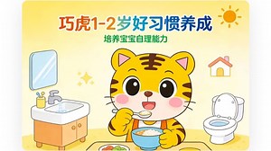 巧虎1-2岁好习惯养成 培养宝宝自理能力巧虎1 13月龄我爱吃饭 (1)