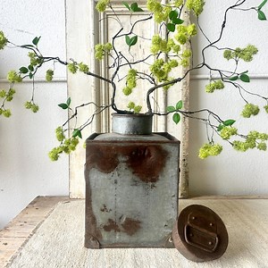Antique French Galvanized Dairy Can - Etsy