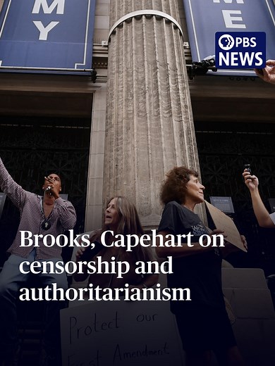 Brooks and Capehart on censorship and authoritarianism New York Times columnist David Brooks and Jonathan Capehart of MSNBC join William Brangham to discuss the week in politics, including the suspension of Jimmy Kimmel’s show and whether the government is taking another dangerous step into censorship and authoritarianism. #pbsnews #newshour #pbsnewshour #brooksandcapehart #jimmykimmel #censorship #donaldtrump #politicalanalysis