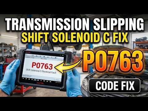 What Is P0763 Obd2 Code - Shift Solenoid C Electrical Fault