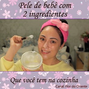 1M views · 34K reactions | Pele linda em 3,2.... Gente, olha que receitinha maravilhosa pra deixar a pele igual pele de bebê  Você só vai precisar de 2 ingredientes da sua cozinha. Não tem desculpa, heim, gente?!  Créditos: Flor do Oriente (YouTube) A Natália, além de super simpática é linda e tem várias outras dicas incríveis no canal. Confiram e sigam lá, tem muito mais coisas!  | Dicas de beleza fáceis | Facebook