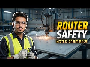 ACP Sheet Routing Safety Guide | Professional Router Setup & V-Groove Method