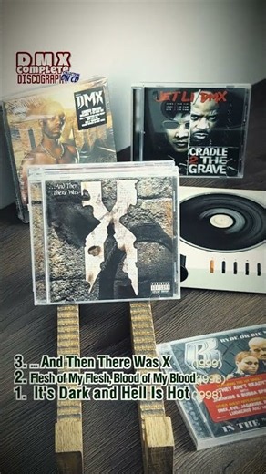 DMX Complete CD Discography 💿🔥 (It's Dark And Hell Is Hot → Exodus) #hiphop #rap #dmx