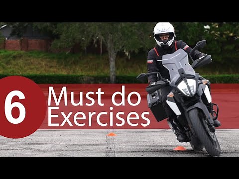 MOTORCYCLE EXERCISES: Keep your skills up & stay safe on the bike!