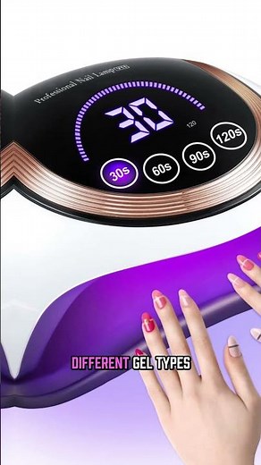 UV LED Nail Lamp for Salon Nails at Home #nailcare #gelnails