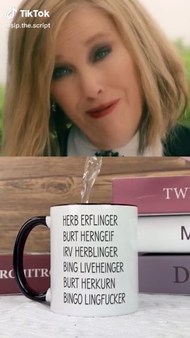 One mug, many personalities 😂 #funnymug #coffeemughumor #moirarose #schittscreek #morningmug
