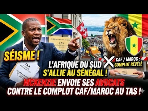 EARTHQUAKE! South African Minister Gayton McKenzie defends Senegal against the CAF/Morocco conspi...
