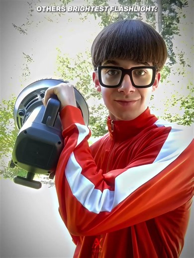 Bro got the brightest flashlight💀