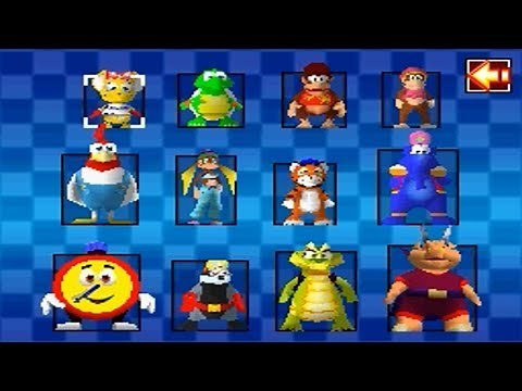 Diddy Kong Racing DS - All Characters