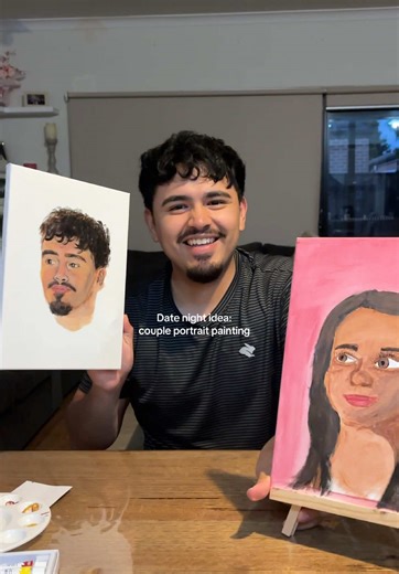 Creative Couple Portrait Painting Ideas for Date Night