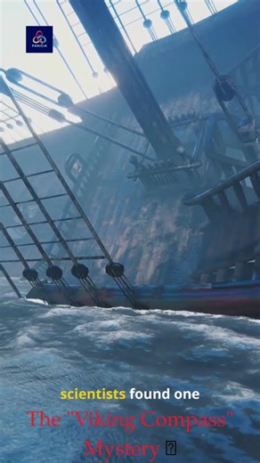 The Viking Compass Mystery 🧭 #historyshorts #vikings #ancienthistory #secrets #sunstone