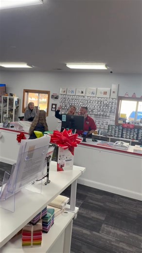 Oh, how we missed the shop during our little break! ❤️ And wow~ what a day it’s been! We loved seeing both new and familiar faces stop by for those amazing Black Friday deals 🎉 Take a peek at what everyone was grabbing and all the fun we had being back in the shop again! 🛍️✨ #blackfriday #quiltshop #shoplocal #hudsonsewingstudio | Sewing Studio